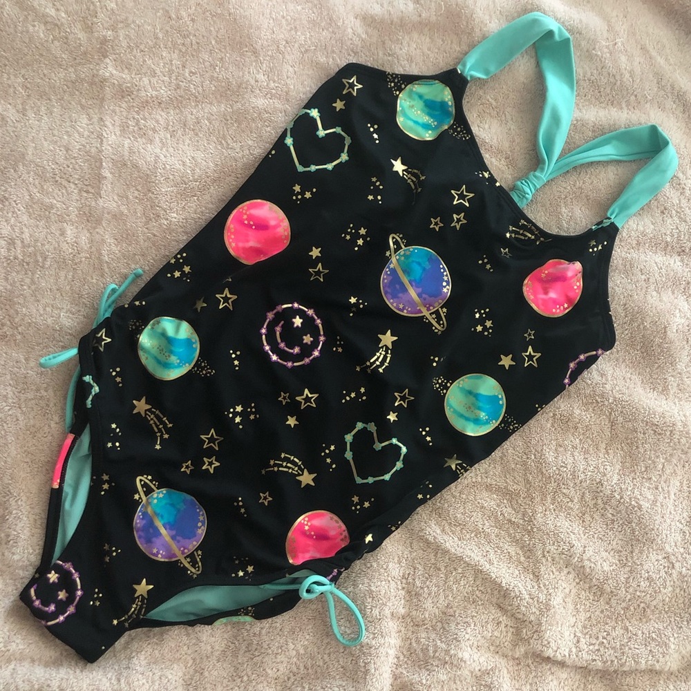 Justice one piece bathing suit